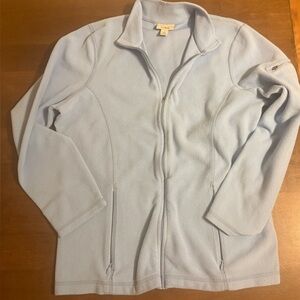 L.L. Bean Light Blue Fleece Jacket
